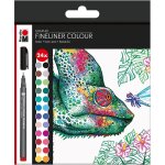 Marabu fineliner colour graphix hypnotize, etui carton de 24