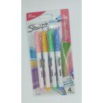 Marqueurs blister snote 4 unit�s couleurs assorties sharpie 2138234