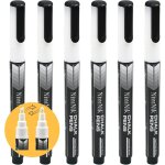 Marqueurs craie liquide blanche pour miroir de vitres de voitures - marqueurs craie liquide fine r�versible ...