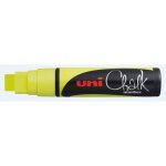 Marqueur craie pte rectangulaire extra - large chalk marker pwe17k 15mm jaune fluo