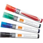 Marqueurs effa�ables a sec liquid ink pour tableau blanc, pointe ogive de 3mm, lot de 4, 1902408, couleurs ...