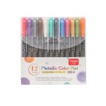 Marqueur m�tallique permanent pour peinture, stylo a pointe fine, doodle, eblouissant, pour carte d'art ...