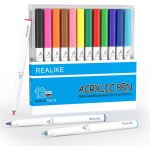 Marqueurs de peinture acrylique pour tissu, roche, bois, toile, papier, pierre, céramique, verre et fourniture ... Marqueurs de peinture acrylique pour tissu, roche, bois, toile, papier, pierre, céramique, verre et fourniture ...