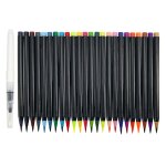 Marqueurs de peinture a pigments 36 couleurs, huile d'art, aquarelle, brosse a dessin, croquis, stylo ...
