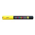 Marqueur pte conique extra - fine posca pc1mc 0, 7 - 1mm jaune - uniball - marqueur - extra - fine - ...