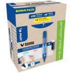 Marqueur pour tableau blanc - pilot - v board master - rechargeable - pointe en fibre acrylique - opaque ...