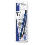 Mars lumograph aquarell 100a - bote mtal 5 crayons graphite aquarellables assortis (100a - 4b - ...