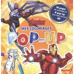 Marvel avengers - 16 pages de coloriages et 8 pop up pour cr�er ton livre 3d