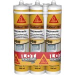 Mastic acrylique haute performance - lot de 3 cartouches seal - 184 maonnerie blanc - rparation de ...
