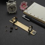 Mcanisme de reliure a 2 anneaux durable - mtal, 12, 60 x 3, 00 x 2, 00 cm, dtachable, design diy, ...