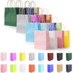 Mevronisshop - 16 sacs pour cadeaux, 27x21x11 cm sacskraft avec poign�e, 16 sacspourcadeaux de taille ...