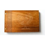 Mevronisshop - livre d'or en bois pour mariage, bapt�me ou anniversaire - livre de visiteur / guest book ...