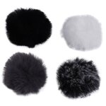 Microphone lavalier universel en fourrure, pare - brise en fourrure, coupe - vent doux pour sony rode ...