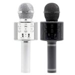 Microphone musical sans fil bluetooth, microphone portable 3 en 1 pour enfants, pour chant et enregistrement, ...
