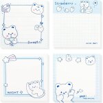 Mignon bloc - notes adhsifs, 320 feuilles bloc - notes adhsifs ours kawaii bloc - notes adhsifs bloc ...