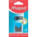 Mines de rechange pour compas - hb - 2mm - taille mines inclus - lot de 10 - maped