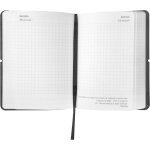 Mini agenda journalier 2024 - 2025 - agenda 16 mois avec couverture souple terrifiante, elastique et ...