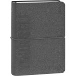 Mini agenda journalier 2025 - 2026 - agenda de 16 mois avec couverture souple terrifiante, elastique ...