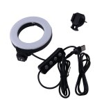 Mini anneau lumineux a 48led, 4 pouces, lampe de remplissage pour selfie, photographie, usb vlog, pour ...