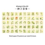 Mini autocollants cr�atifs kawaii pour livre, etiquette scrapbook, mat�riel de d�coration, papeterie ...