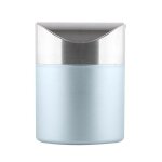 Mini bac a poussi�re en acier inoxydable, avec couvercle pivotant amovible, capacit� de 1. 5 l, pour ...