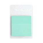 Mini bloc - notes adh�sif color� transparent, 50 feuilles / bloc, fournitures cadeaux de no�l, nouveaut� ...