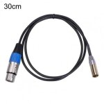 Mini cble audio xlr 3 broches mle vers femelle, cble audio mle vers femelle, cordon de microphone, ...