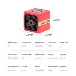 Mini camra infrarouge hd 1080p, camscope a vision nocturne, interface usb, pour une transmission a ...