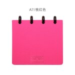 Mini carnet de notes a7, trou en forme de champignon, classeur ? disques, anneaux, feuille libre, spirale, ...