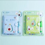 Mini carnet de notes avec stylos, nouveaut�, kawaii, agenda de voyage, agenda de poche, papeterie cadeau ...