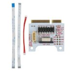 Mini carte adaptateur pci - e, carte de conversion pcie pour carte mre, test de diagnostic, analyseur, ...