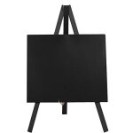 Mini chevalet ardoise de table 24 x 15 cm + 1 feutre - craie offert - securit