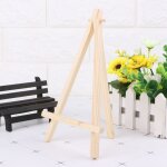 Mini chevalet en bois naturel m17f, cadre de trpied, affichage de runion, table de mariage, numro, ...