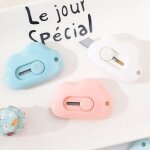 Mini couteau utilitaire portable, coupe - papier, lame de rasoir en papier, papeterie de bureau escolar ...