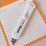 Mini couteau utilitaire portable patte de chat 36 pi�ces / lot, coupe - papier mignon, lame de rasoir, ...