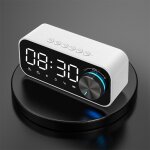 Mini haut - parleur num�rique compatible bluetooth 5. 0, ecran d'affichage led, double alarme, design ...