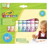 Mini kids, feutres super - lavables, 12 unités, pointe arrondie de sécurité, 12 mois, couleurs assorties, ... Mini kids, feutres super - lavables, 12 unités, pointe arrondie de sécurité, 12 mois, couleurs assorties, ...