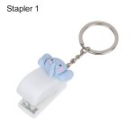 Mini outils de reliure de dessin animé, portable, numéro 10, fourniture scolaire et de bureau, clip poussoir, ... Mini outils de reliure de dessin animé, portable, numéro 10, fourniture scolaire et de bureau, clip poussoir, ...