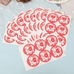 Mini papier autocollant chinois vintage rouge  fu , etiquette autocollante de scellage, pour emballage ...