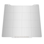 Mini plate - forme de lit chauffant, plaque en acier a ressort, accessoires d'imprimante 3d