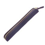 Mini sac a stylo en cuir vritable a fermeture eclair, petit etui a crayons, stylo d'criture electronique ...