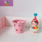 Mini seau rose mignon de papeterie cor�enne, porte - stylo de bureau, kawaii etudiant papeterie cadeau, ...
