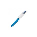 Mini stylo - 4 couleurs - pointe moyenne - bic - corps bleu Mini stylo - 4 couleurs - pointe moyenne - bic - corps bleu