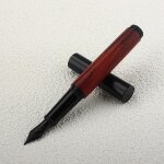 Mini stylo a plume en bois pour etudiants, fournitures de papeterie scolaire et de bureau, stylo a plume ...