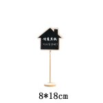 Mini tableau noir en bois pour la dcoration florale de gand et la table, le jour de lon - type 04 5pcs ...