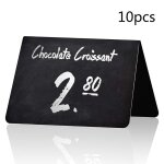 Mini tableau rectangulaire, 10 pices, pour fte en plein air, menus de table