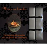Mises en bouche - avec six coupelles en porcelaine blanche