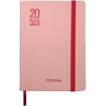 Mitama agenda rose rouge - planificateur hebdomadaire - 18 mois septembre 2023 - fvrier 2025 - 158 pages ...