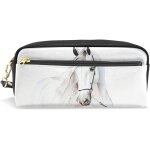 Mnsruu trousse a crayons avec compartiments pour filles et garçons motif cheval blanc grande capacité, ... Mnsruu trousse a crayons avec compartiments pour filles et garçons motif cheval blanc grande capacité, ...