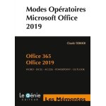 Modes opratoires - microsoft office 2019, microsoft 365 - wolrd, excel, access, powerpoint, outlook ...